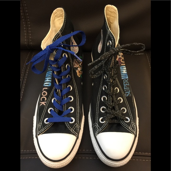 🦄 RARE SuperWhoLock Custom Chucks - Picture 5 of 8